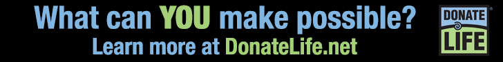Donate for Life Banner