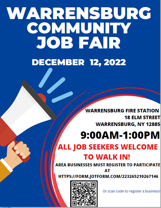 Warren County to hold job fair in Warrensburg on December 12 Warren