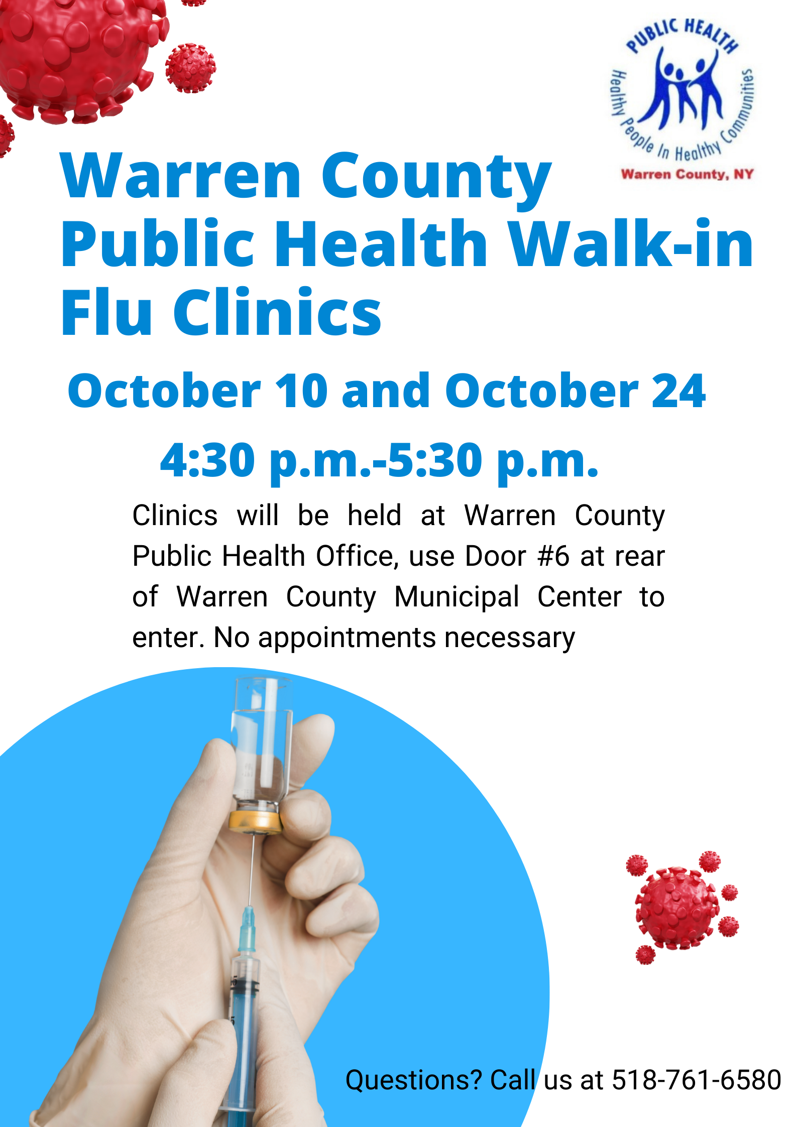 Walk-In Flu Clinic Schedule