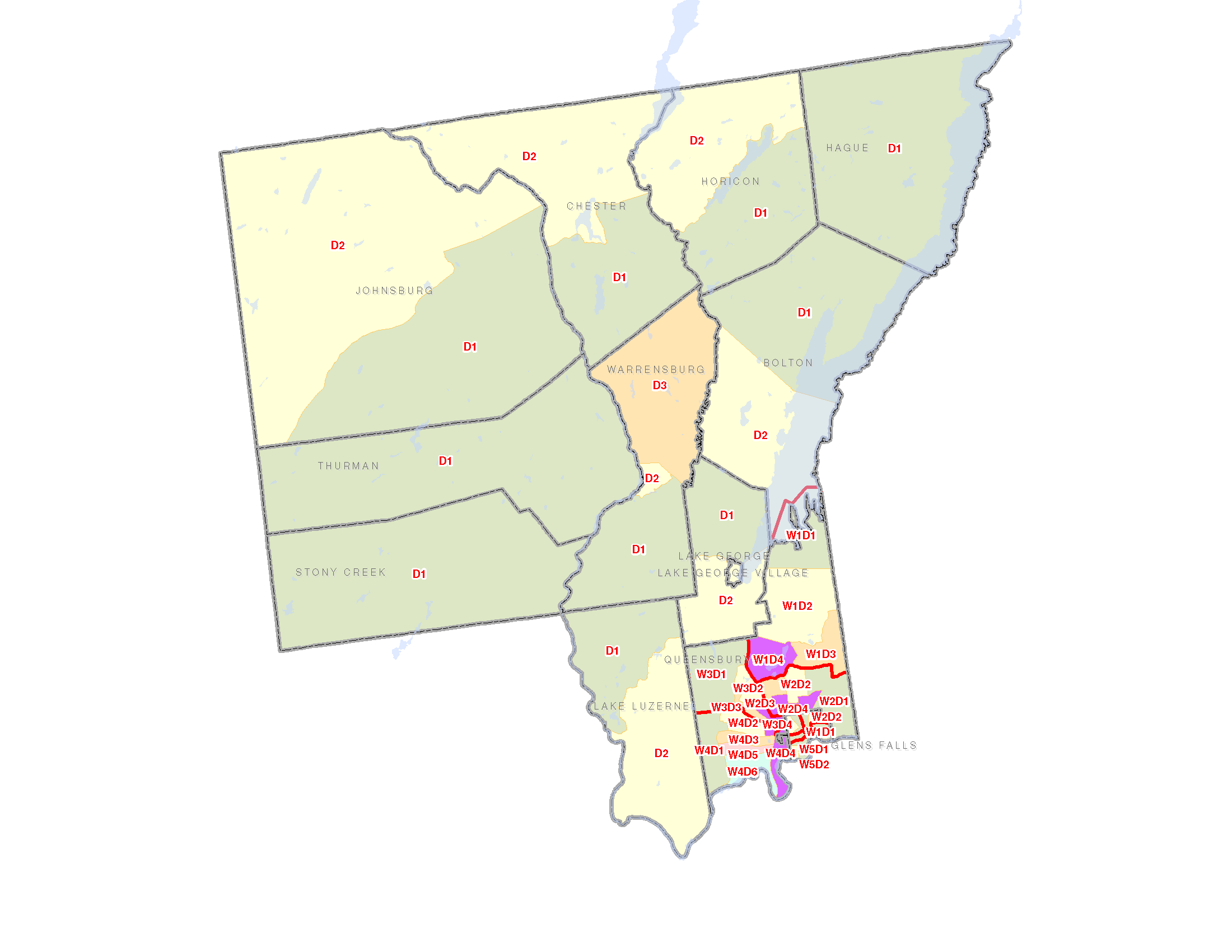 Warren County Ny Map Maps | Warren County