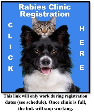 Link to sign up for April 18th Rabies Clinic
