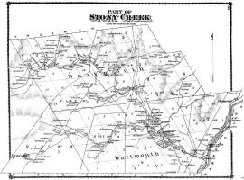 A highly detailed map of the Stony Creek region