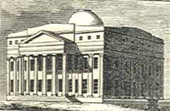 drawing of school building